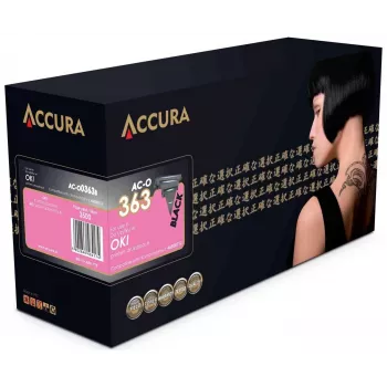 ACCURA OKI Toner (46508712) Ersatz – Schwarze kompatible Lasertonerkartusche für OKI C332dn, C332dnw, MC363dn, MC363dnw – 3.500 Seiten