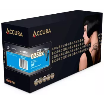 ACCURA HP No 55X (CE255X) Toner Replacement - Schwarz, Hohe Ergiebigkeit, 12.500 Seiten
