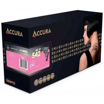Accura Tonerkartusche Schwarz Kompatibel OKI 46490608