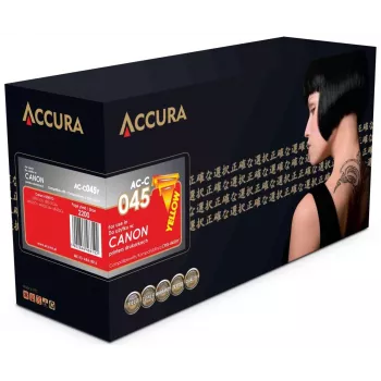 Accura Kompatible Tonerkartusche Canon CRG-045HY, Gelb, High Yield