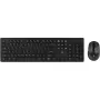 Accura Delano ACC-K1306 kabelloses Tastatur-Maus-Set, 2,4 GHz, schwarz