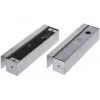 ATLO-BEB-3 Glass Door Handle Set Stainless Steel Brushed Satin Silver 2 Handles