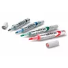 Pentel Maxiflo Flex-Feel Whiteboard Marker Set, gemischte Farben, 2,0 - 5,0 mm, 4 Stück