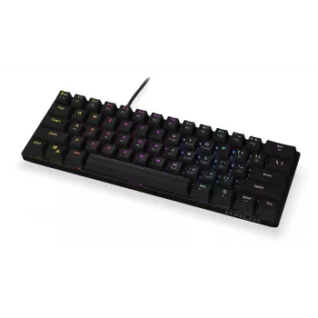 KRUX Qara 60% mechanische Gaming-Tastatur, Outemu Red, Schwarz, KRX0137