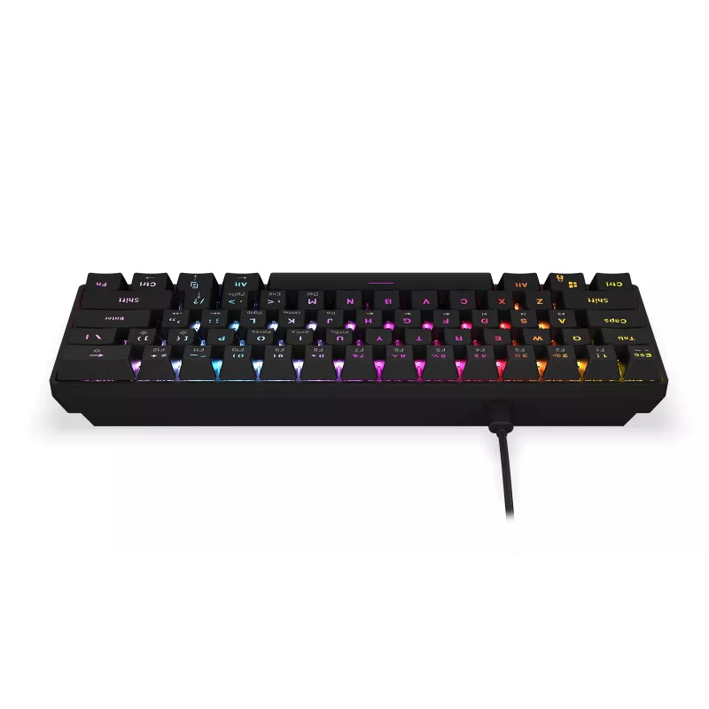 KRUX Qara 60% mechanische Gaming-Tastatur, Outemu Red, Schwarz, KRX0137