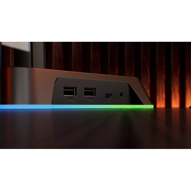 KRUX Rivt Headset-Ständer mit RGB-Beleuchtung, schwarz (KRXG003)