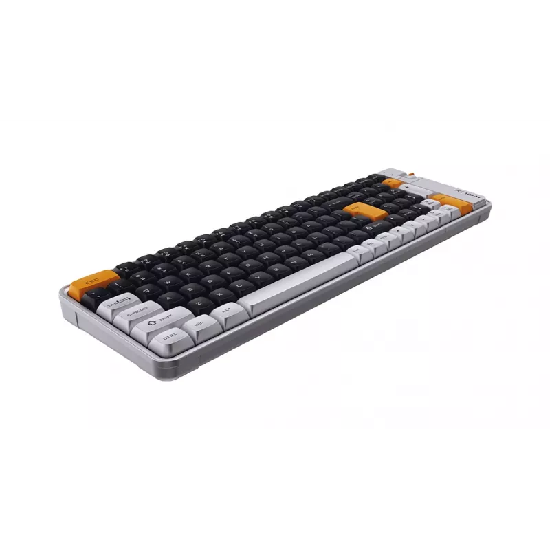 KRUX Zyro 96% Mechanische Tastatur Gateron Yellow PRO RGB Tri-Mode Schwarz