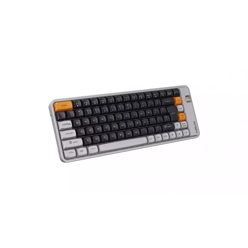 KRUX Zyro 75% Mechanische Tastatur Gateron Yellow Pro RGB Schwarz