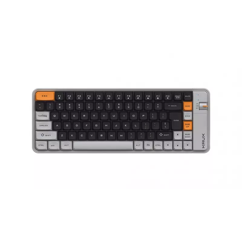 KRUX Zyro 75% Mechanische Tastatur Gateron Yellow Pro RGB Schwarz