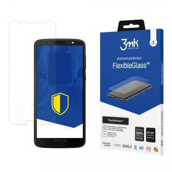 3MK FlexibleGlass Hybrid Glass Screen Protector für Motorola Moto G6