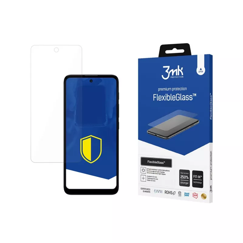 3MK FlexibleGlass Displayschutzfolie für Motorola Moto E40, 1 Pack