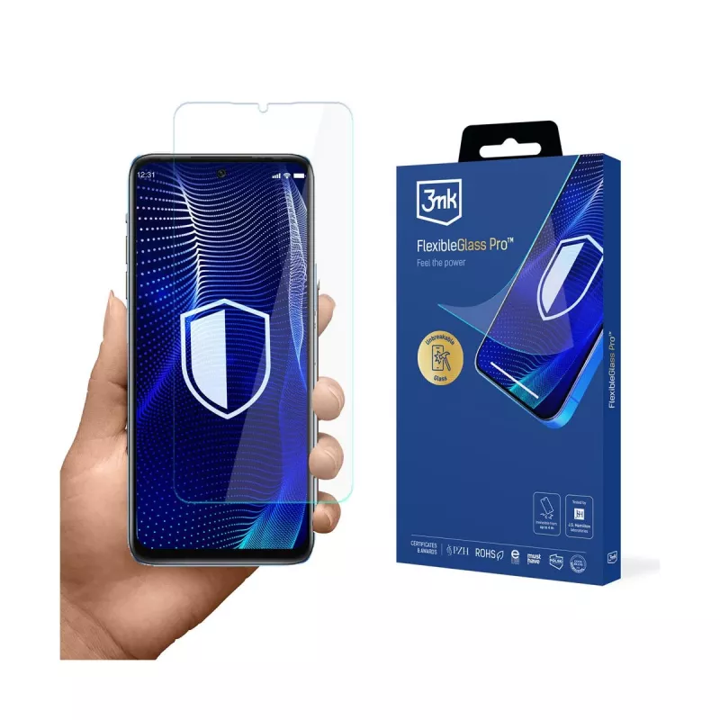 3MK PROTECTION FlexibleGlass Pro Hybrid Glass Screen Protector für Infinix Hot 20