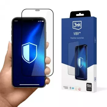 3MK ScreenVibe Tempered Glass Screen Protector für Apple iPhone 12 Pro Max 6,7 Zoll (5er-Pack) mit Applikator