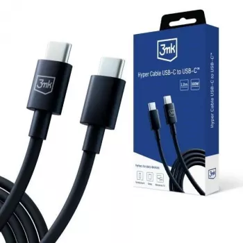3mk Hyper Cable C to C 100W 1,2m Schwarz