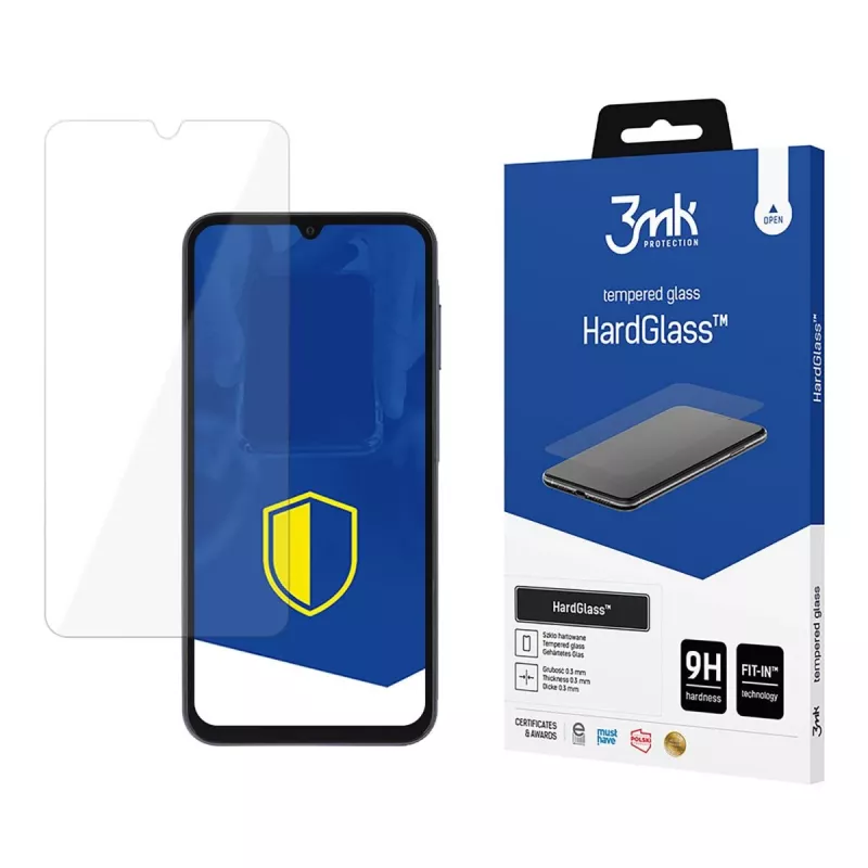 3MK Tempered Glass Screen Protector für Samsung Galaxy M15 5G (Transparent, 1 Pack)