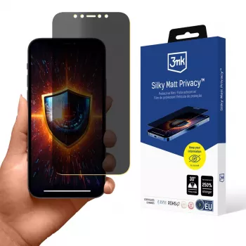 3mk Silky Matt Privacy Screen Protector für Apple iPhone 12/12 Pro