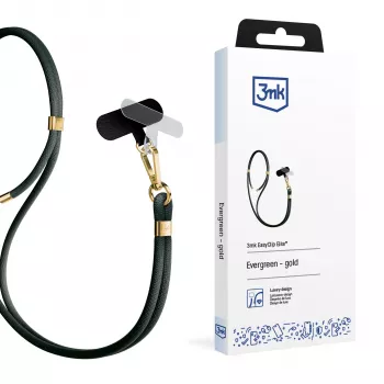 3mk EasyClip Elite Handy-Schlüsselband, Evergreen Gold