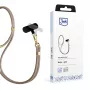 3mk EasyClip Elite Handy-Umhängeband, Nylon/Zinklegierung, Taupe (Gold)