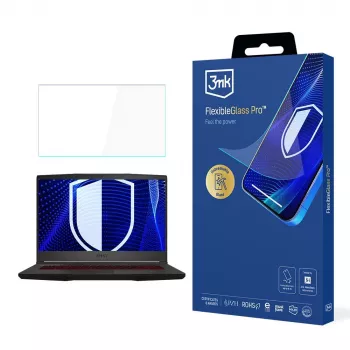 3MK PROTECTION MSI Bravo 15 15.6-Zoll Hybrid-Glas-Displayschutzfolie (FlexibleGlass Pro)