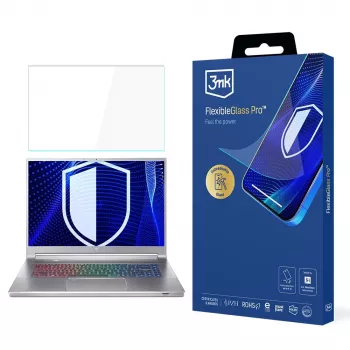 3MK PROTECTION FlexibleGlass Pro Displayschutz für Acer Predator Triton 300 SE 14 (PT314-51s) - Hybridglas, 7H Härte, 0,3 mm, klar
