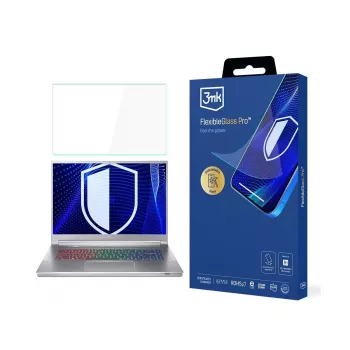 3MK PROTECTION FlexibleGlass Pro Displayschutz für Acer Predator Triton 300 SE 14 (PT314-51s) - Hybridglas, 7H Härte, 0,3 mm, klar