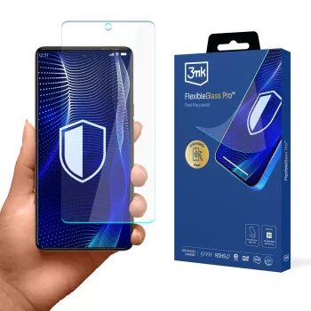 3MK PROTECTION FlexibleGlass Pro Hybrid Glass Screen Protector für Tecno Camon 20 Pro 5G / 20s Pro 5G