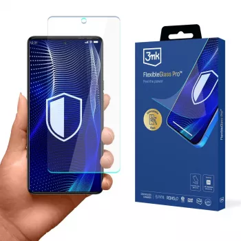 3MK PROTECTION FlexibleGlass Pro Hybrid Glass Screen Protector für Tecno Camon 20 Pro 5G / 20s Pro 5G