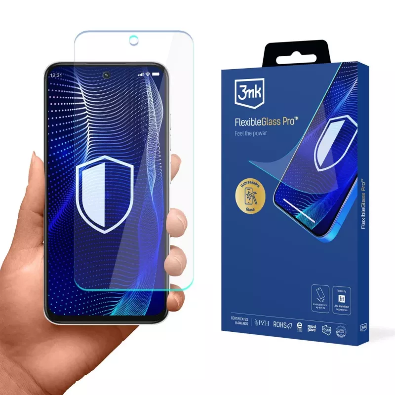 3MK PROTECTION FlexibleGlass Pro Hybrid Glass Screen Protector für Tecno Spark Go 1 / Go 1s / Pop 9