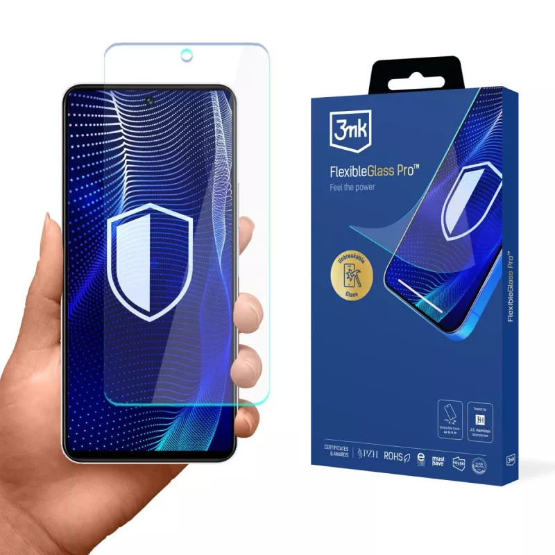3MK PROTECTION Vivo Y19s - 3mk FlexibleGlass Pro Hybrid Glass Screen Protector