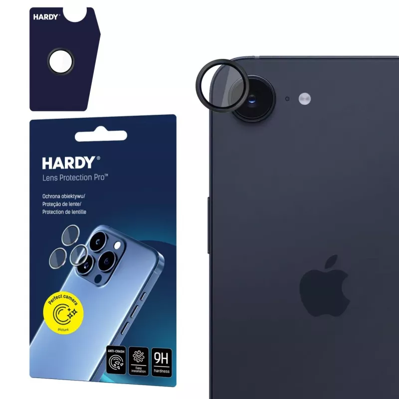 3MK PROTECTION Apple iPhone 16E/17E HARDY Lens Protection Pro Schwarz