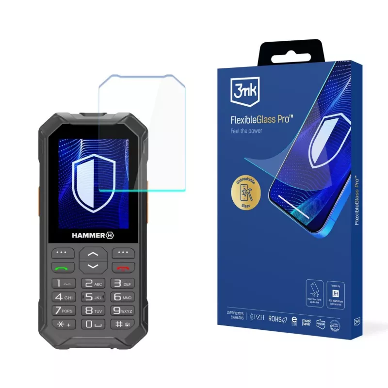 myPhone Hammer 6 - 3mk FlexibleGlass Pro Hybrid Glass Screen Protector