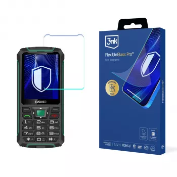 3MK PROTECTION Evolveo StrongPhone W4 - 3mk FlexibleGlass Pro Bildschirmschutz Bundle