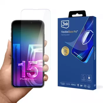 3MK FlexibleGlass Pro Screen Protector für Apple iPhone 15 Pro