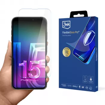 3MK FlexibleGlass Pro Displayschutzfolie für Apple iPhone 15 Pro Max