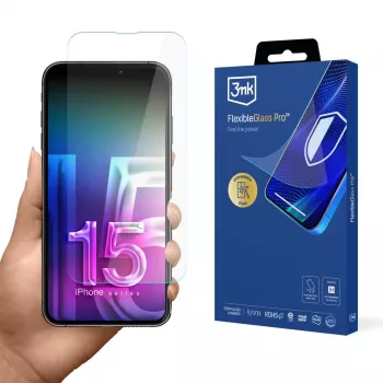 3MK FlexibleGlass Pro Displayschutzfolie für Apple iPhone 15 Pro Max