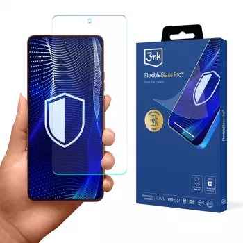 3mk FlexibleGlass Pro Displayschutzfolie für Motorola Moto G86 / G86 Power - Hybrid-Glas, 7H Härte, 0,3 mm, kristallklar