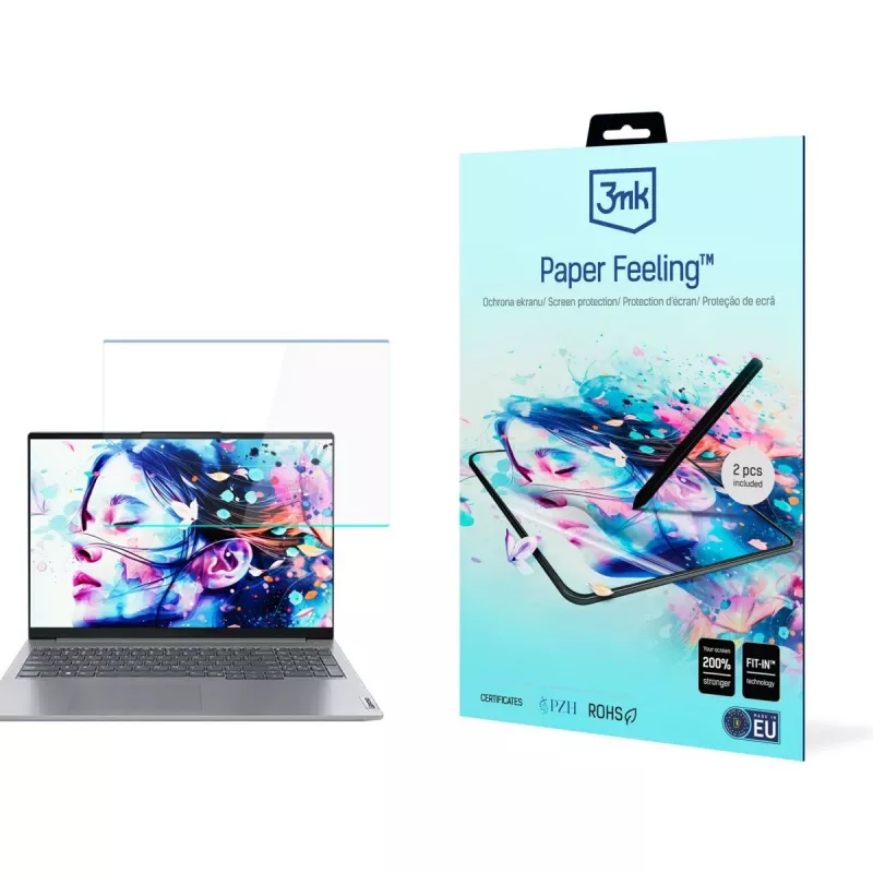 3MK PROTECTION Paper Feeling Displayschutzfolie für Lenovo ThinkBook 16p Gen 6 (bis 17 Zoll)