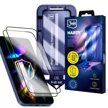 3MK PROTECTION Apple iPhone 15/16 - 3mk Hardy Hardura 9H Panzerglas Displayschutzfolie