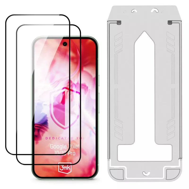 3MK PROTECTION Google Pixel 10/10 Pro - 3mk Hardy Hardura 9H Panzerglas Displayschutzfolie