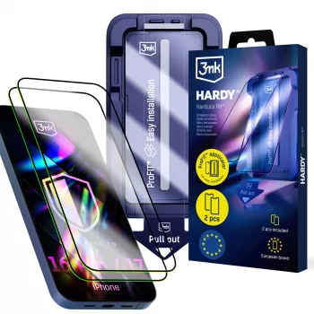 3MK PROTECTION Apple iPhone 16 Pro/17 - 3mk Hardy Hardura 9H Displayschutzfolie