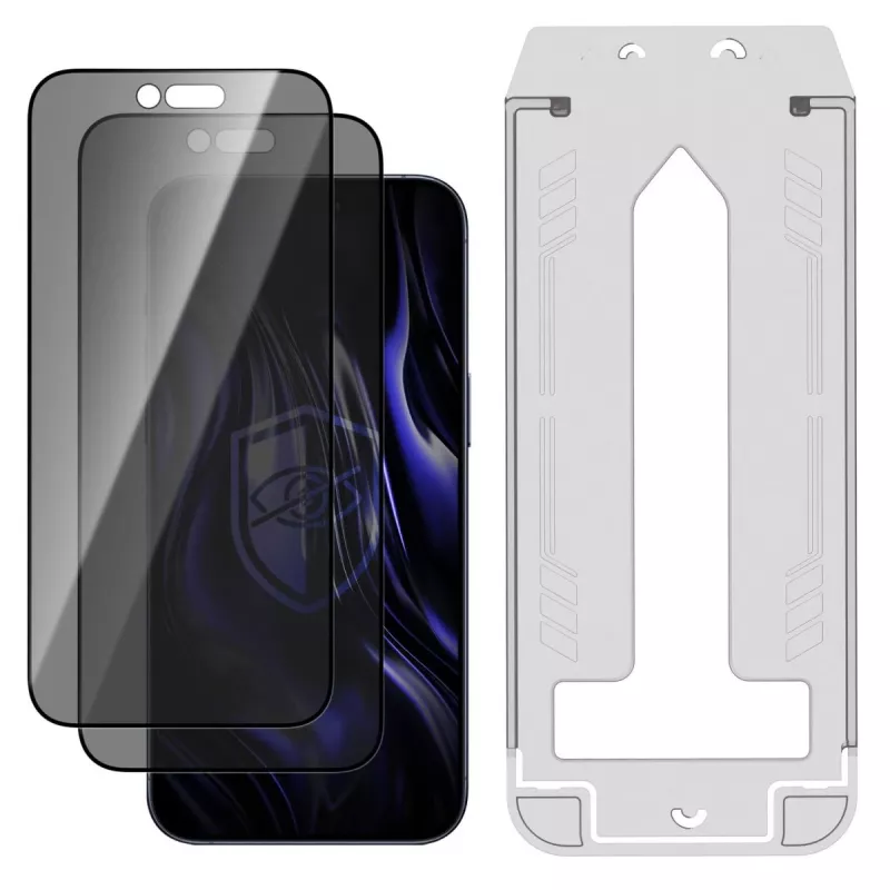 3MK PROTECTION Apple iPhone Air - 3mk Hardy Privzone 9H Tempered Glass Privacy Screen Protector