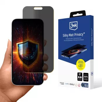 3MK Silky Matt Privacy Screen Protector für Apple iPhone 17 Air