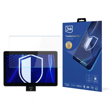 3MK PROTECTION Newland NQuire 1500 Mobula II FlexibleGlass Pro Displayschutzfolie (10,1 Zoll, Hybrid-Glas, 7H, 0,3 mm, oleophob, anti-Fingerabdruck, anti-Kratzer, anti-Splitter, abgerundete Kanten, Trockeninstallation, blasenfrei, 1 Packung)