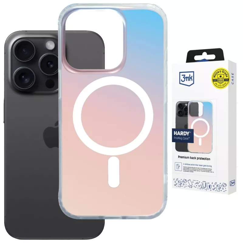 3MK PROTECTION Apple iPhone 13 Pro - 3mk Hardy PrisMag Case Transparent