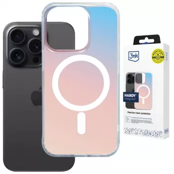 3MK PROTECTION Apple iPhone 15 Pro - 3mk Hardy PrisMag Case Black