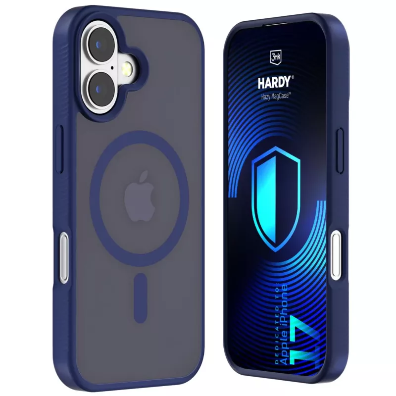 3MK Hardy Hazy MagCase für Apple iPhone 17, Blau