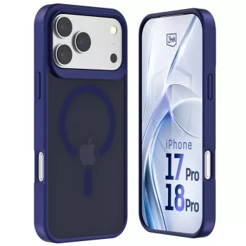 3MK PROTECTION Apple iPhone 17 Pro Max Hardy Hazy MagCase Blau