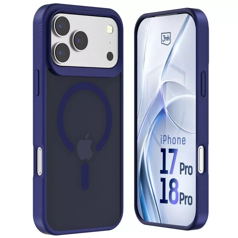 3MK PROTECTION Apple iPhone 17 Pro Max Hardy Hazy MagCase Blau