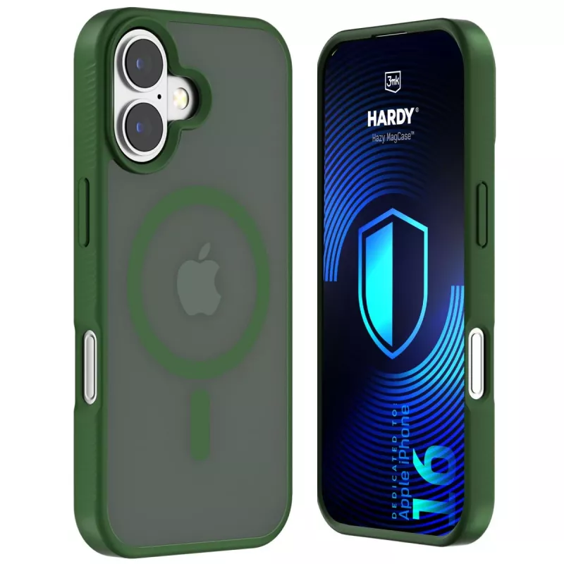 3MK PROTECTION Apple iPhone 16 - 3mk Hardy Hazy MagCase Green