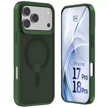 3MK PROTECTION Apple iPhone 17 Pro - 3mk Hardy Hazy MagCase Grün